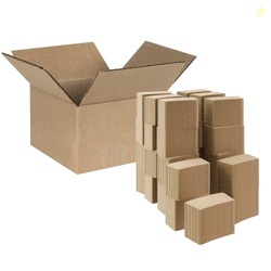 Homelance Coffee Sleeves 500 Pcs  Corrugated Brown Kraft Paper Cups Sl