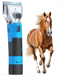 oneisall Cordless Horse Clippers,Professional Horse Grooming Clippers 