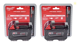 Milwaukee 48-11-1850R M18 18V 5Ah XC Extended Capacity Resistant Batte