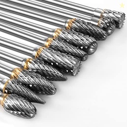 Carbide Burr Set Compatible with Dremel Rotary Tool 10Pcs Die Grinder 
