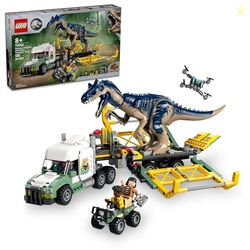 LEGO Jurassic World Dinosaur Missions: Allosaurus Transport Truck Toy,