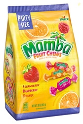 Mamba Candy Fruit Chews - Individually Wrapped Flavored Chews for Hall