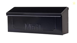 ARCHITECTURAL MAILBOXES Townhouse Galvanized Steel, Wall-Mount Mailbox