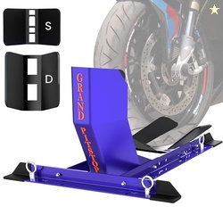 GRAND PITSTOP Universal Wheel Chock for Motorcycle Stand for Trailer C