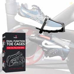 Peloton in Sneakers - Dual Function Toe Cages for Peloton Bike & Bike+
