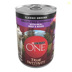 Purina ONE Wet Dog Food True Instinct Classic Ground Grain-Free Formul
