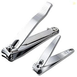 ULYSIA Nail Clippers Set, Ultra Sharp Stainless Steel Fingernail and T