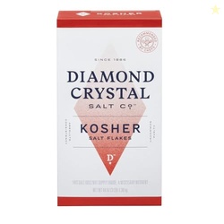 Diamond Crystal Kosher Salt  Full Flavor, No Additives - Pure and Natu