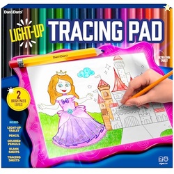 Dan&Darci Light Up Tracing Pad for Kids - Arts & Crafts Writing Drawin