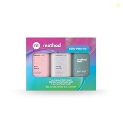 Method Body Wash Gift Set, Pure Peace, Simply Nourish and Sea + Surf, 