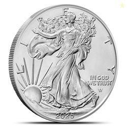 2025 - American Silver Eagle .999 Fine Silver with our Smyrnacoin Cert