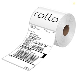 Rollo Direct Thermal Shipping Labels - 500 4x6 Thermal Label Roll - Pe