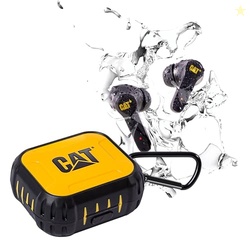 CAT Bluetooth Noise Canceling Ear Buds - Rugged Wireless Work Earbuds,
