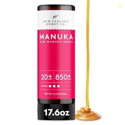 New Zealand Honey Co. Pure Manuka Honey UMF 20+ Squeezy | 500g | 17.6o