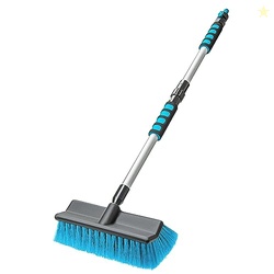 DSV Standard Car Wash Brush with 50'' Long Handle, Car Cleaning Brush 