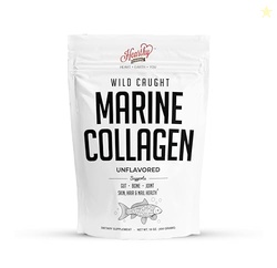 HEARTHY FOODS Marine Collagen Powder 16 Oz - Sourced from Wild-Caught 