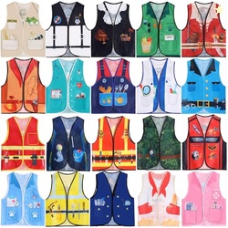 Haysandy 20 PCS Kids Dress Up Vest Community Helper Costumes Kids Role