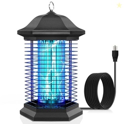 AMUFER Bug Zapper Outdoor Indoor, 18W Power & 4400V Instant Grid Mosqu
