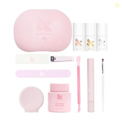 Olive & June Gel Mani System Set | Includes Nail Tools, Peel-Off & Gel