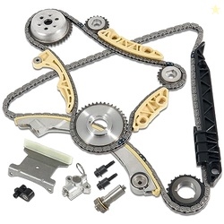 94201S Timing Chain Kit with Tensioner Guide Rail Crank Sprocket Shaft