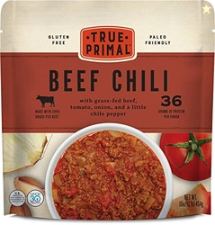 True Primal Beef Chili 8-pack, No beans, Ready to eat, Gluten free, Pa