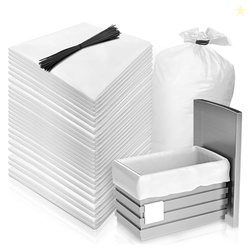 60-pack W10165294RB Trash Compactor Bags - leak-proof trash compactor 