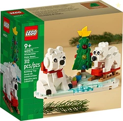 LEGO Wintertime Polar Bears 40571 Christmas Dcor Building Kit, Polar B