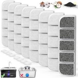 SIBAYS 8 Pack Dog Water Fountain Filters Replacement for SIBAYS 355oz/