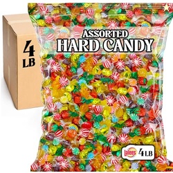 Lalees Bulk Hard Candy  4 Pounds Individually Wrapped Classic Mix  App
