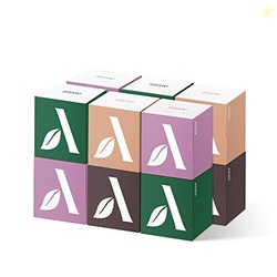 Amazon Aware 100% Bamboo Facial Tissues, 3-Ply, FSC Certified, 12 Pack
