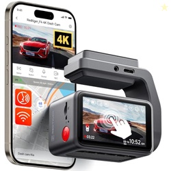 REDTIGER F4 4K Dash Cam Front, 2.2 inch Mini Car Camera, 2160P UHD Tou