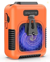 Chapjoy Cooling Waist Fan w/Steel Clip and Silicone Sleeve, Under Shir