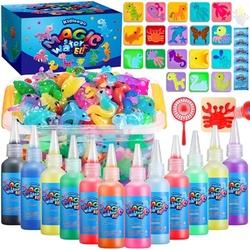 Kidisego Aqua Fairy Water Gel Kit for Kids, Magic Water Elf Toy Kit wi
