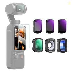 K&F CONCEPT Effect Lens & ND Filter Kit for DJI Osmo Pocket 4/3, 1.2X 