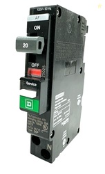 Square D QO120PAF (New Version of QO120PCAFI) Circuit Breaker, QO, 20 