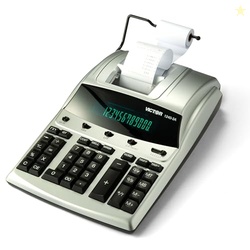 Victor 12-Digit Desktop Adding Machine, Large Easy To Read Display, Ta