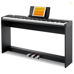 Donner Digital Piano Keyboard Velocity-Sensitive 88 Keys with Removabl
