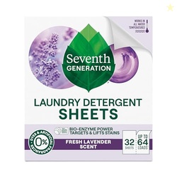 Seventh Generation Lavender Laundry Sheets, 32 CT