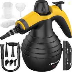 Pressurized Handheld Steam Cleaner with 10pcs Accessories & Safety Loc