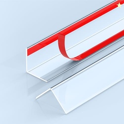 16" x 1.57" Wall Corner Protectors, 2PCS Clear Self-Adhesive Guards, C