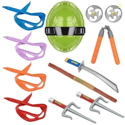 Avazera Turtle Shell Superhero Cosplay Costume props Weapon Mask Kid t