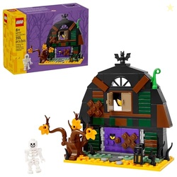 LEGO Halloween Barn Building Toy - Room Decor & Pretend Play Set for B
