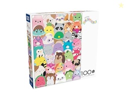 Buffalo Games - Squishmallows Buddies 100 Piece Jigsaw Puzzle, Family 