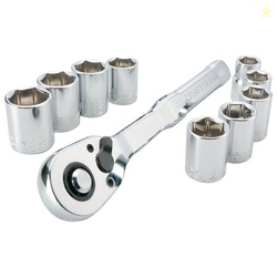 CRAFTSMAN Mechanics Tool Set, Metric, 3/8 Inch Drive, 10 Piece (CMMT34