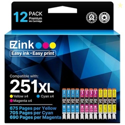 E-Z Ink Compatible Ink Cartridge Replacement for Canon CLI-251XL CLI 2
