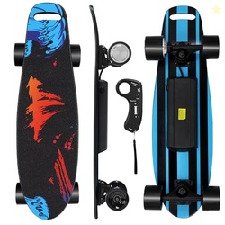 EBOSSOM Electric Skateboard with 350W Motor, 27" Eboard with Remote Co