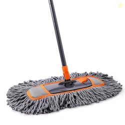 CLEANHOME Microfiber Dust Mop for Hardwood Floor Cleaning, Dry and Wet