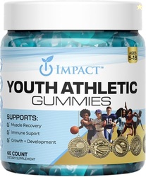 Youth Athletic Gummies  Kids Multivitamin Gummies with Essential Nutri