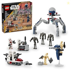 LEGO Star Wars Clone Trooper & Battle Droid Battle Pack Set for Kids, 