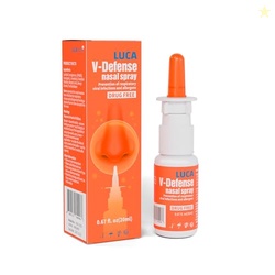LUCA V-Defense Nasal Spray with Lambda Carrageenan, Menthol, and Eucal